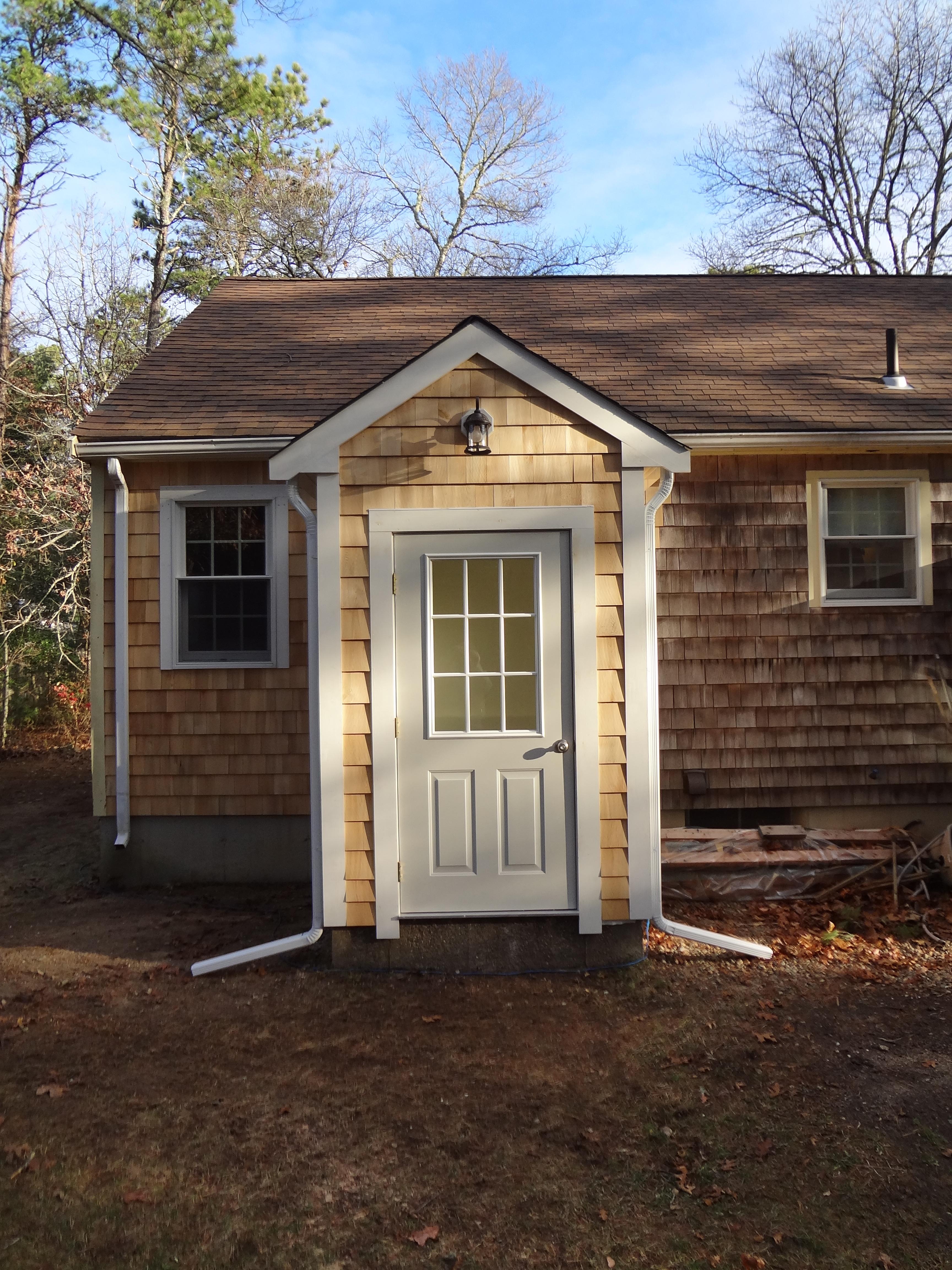 Osterville Basement Entry After